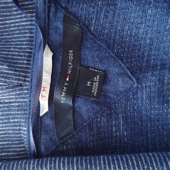 Tommy Hilfiger blue with white pin stripes cardigan - Picture 4 of 4